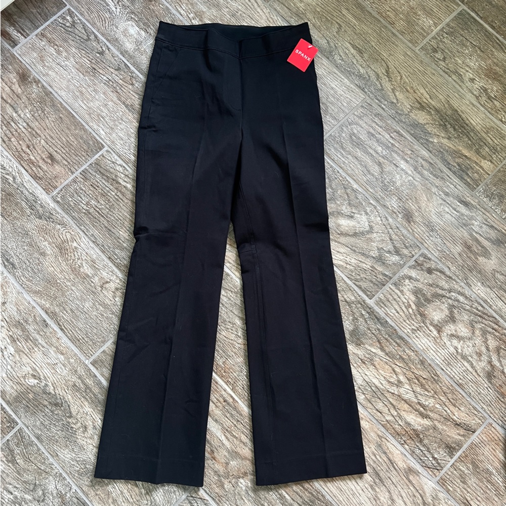 SPANX NWT Black Kick Flare Pants